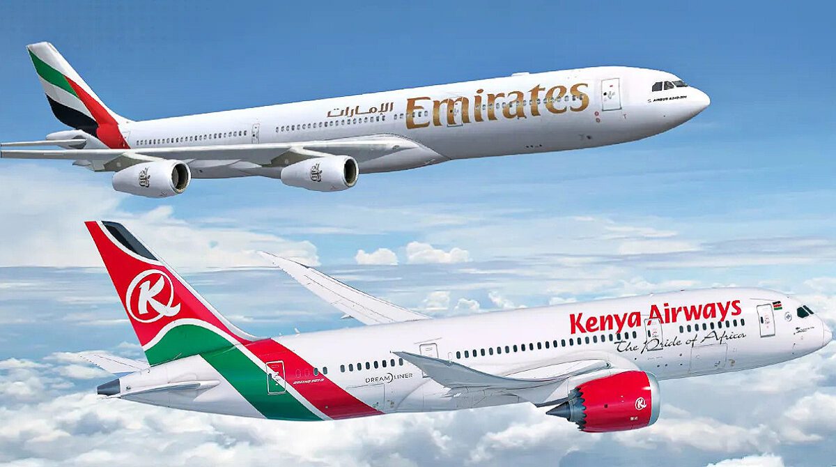 Emirates And Kenya Airways Enter Partnership Scaled 