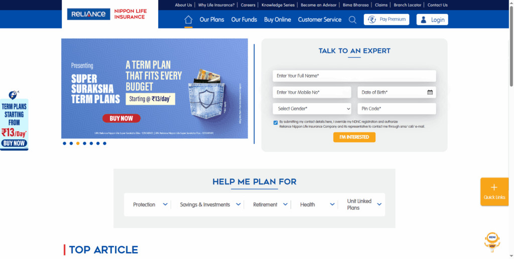 Top 10 Life Insurance Companies in India